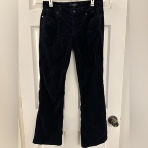 Talbots Black Velvet Trousers